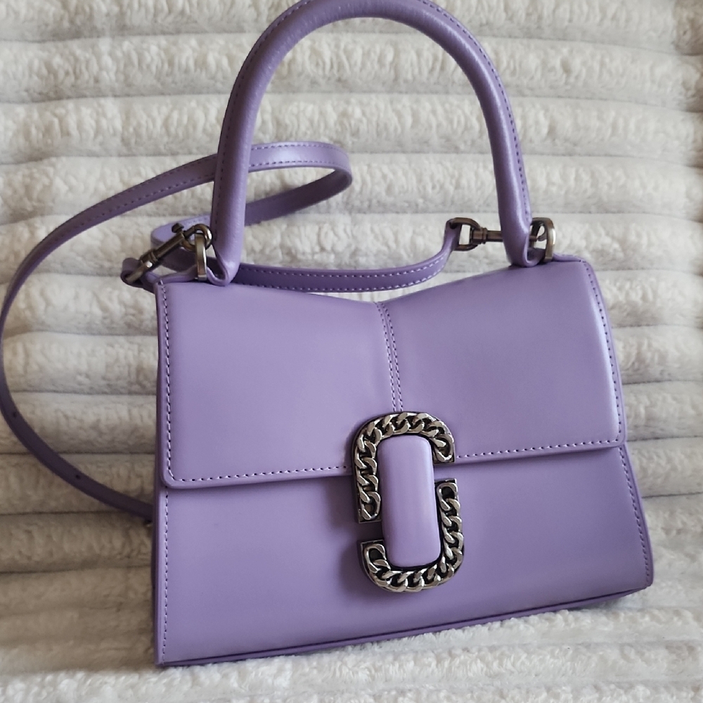 Marc Jacobs Lavender Leather Handbag